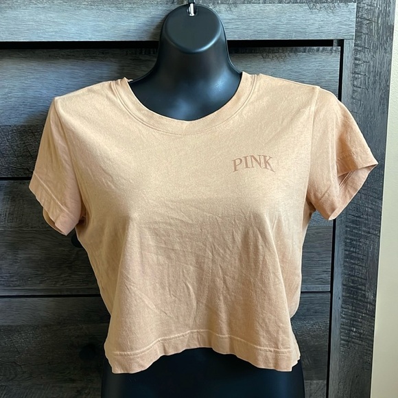 VS Pink Crop Tee - Picture 1 of 4